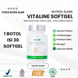 Tiens Vitaline Softgel - Nutrisi Alami Vitaline Softgel - Vitaline isi 30 Softgel